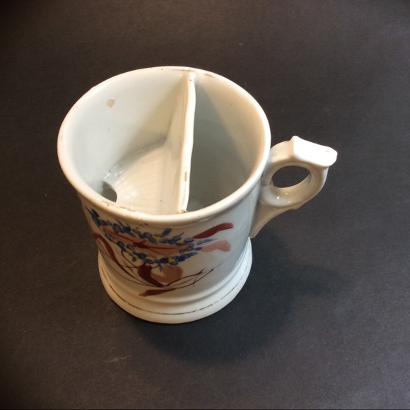 Floral Shaving Mug - Picture 2 of 5